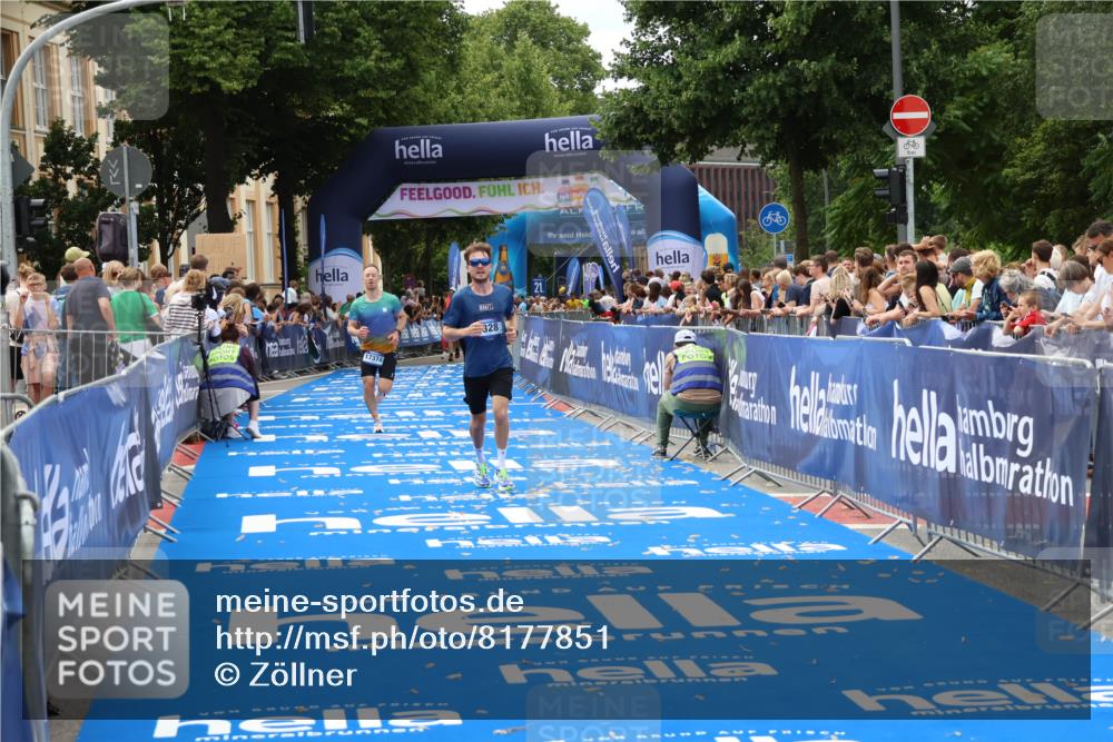 29.06.2025 - hella hamburg halbmarathon Zöllner http://msf.ph/oto/8177851 29.06.2025 10:28:32 Ziel 5328, 17374 meine-sportfotos.de