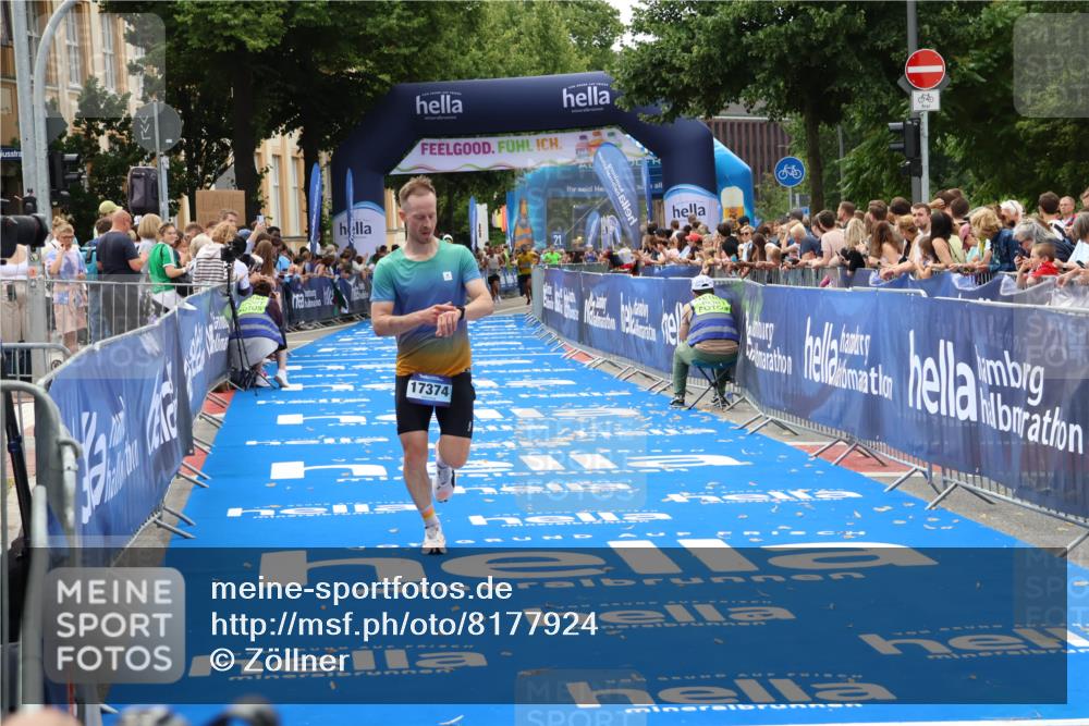 29.06.2025 - hella hamburg halbmarathon Zöllner http://msf.ph/oto/8177924 29.06.2025 10:28:36 Ziel 17374 meine-sportfotos.de