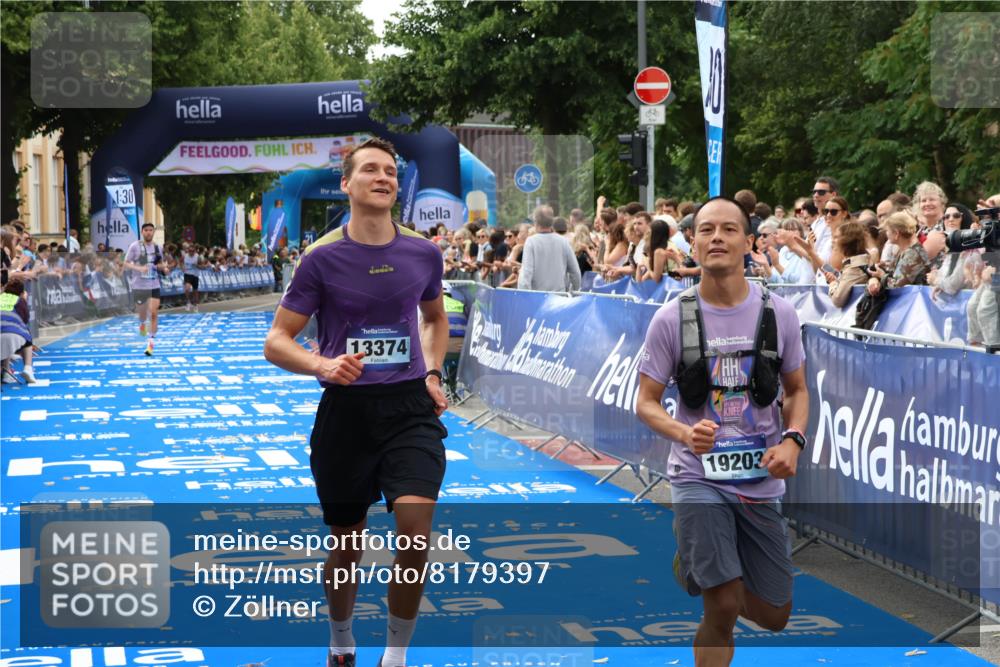 29.06.2025 - hella hamburg halbmarathon Zöllner http://msf.ph/oto/8179397 29.06.2025 10:29:52 Ziel 13374, 19202 meine-sportfotos.de