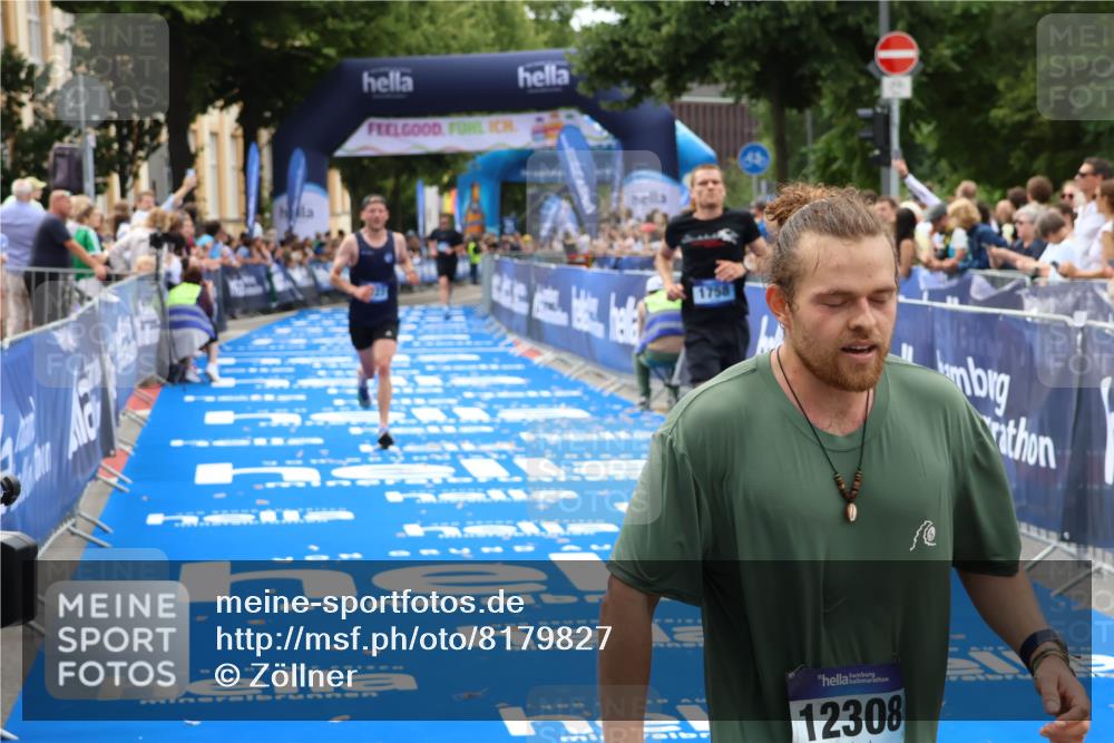29.06.2025 - hella hamburg halbmarathon Zöllner http://msf.ph/oto/8179827 29.06.2025 10:30:15 Ziel 1758, 8323 meine-sportfotos.de