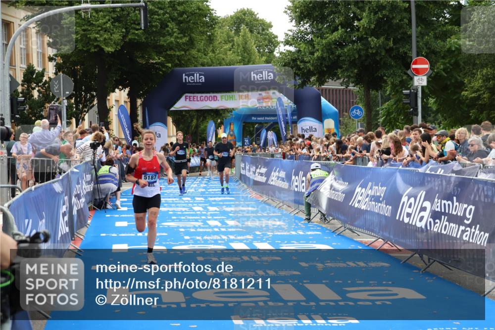 29.06.2025 - hella hamburg halbmarathon Zöllner http://msf.ph/oto/8181211 29.06.2025 10:31:52 Ziel 3935, 5187, 11929 meine-sportfotos.de