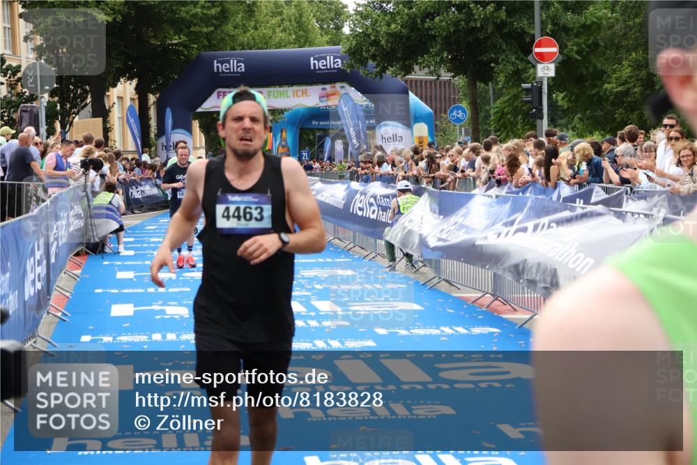 29.06.2025 - hella hamburg halbmarathon Zöllner http://msf.ph/oto/8183828 29.06.2025 10:33:03 Ziel 4463, 11169, 18679 meine-sportfotos.de