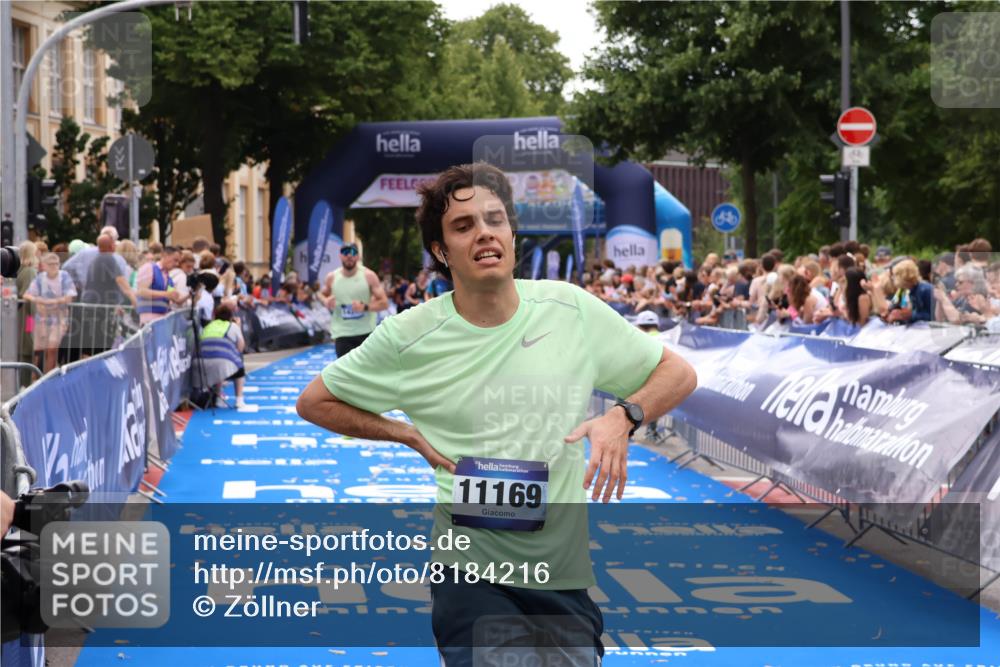 29.06.2025 - hella hamburg halbmarathon Zöllner http://msf.ph/oto/8184216 29.06.2025 10:33:10 Ziel 1910, 6473, 14276, 17802 meine-sportfotos.de