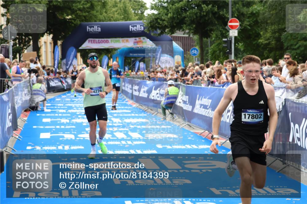 29.06.2025 - hella hamburg halbmarathon Zöllner http://msf.ph/oto/8184399 29.06.2025 10:33:13 Ziel 1910, 6473, 14276, 17802 meine-sportfotos.de