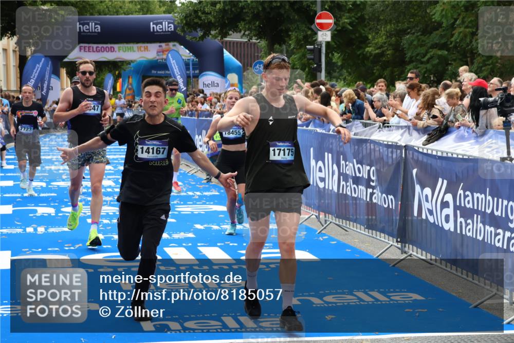 29.06.2025 - hella hamburg halbmarathon Zöllner http://msf.ph/oto/8185057 29.06.2025 10:33:22 Ziel 1959, 4679, 7723, 9047, 14167, 16881, 17175, 18455 meine-sportfotos.de
