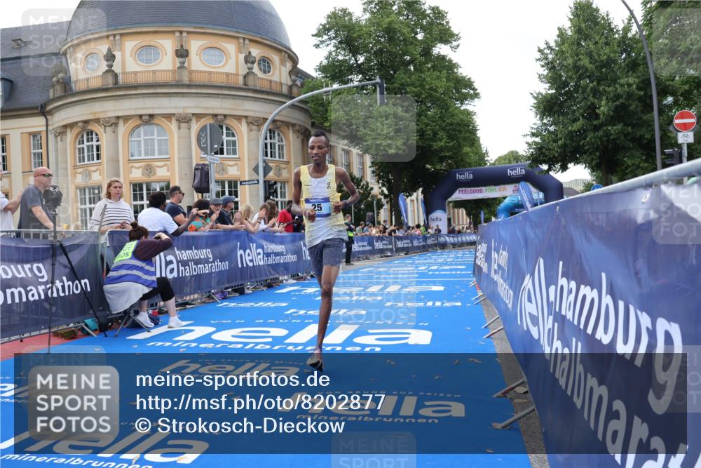29.06.2025 - hella hamburg halbmarathon Strokosch-Dieckow http://msf.ph/oto/8202877 29.06.2025 10:02:24 Ziel 2, 22, 25 meine-sportfotos.de