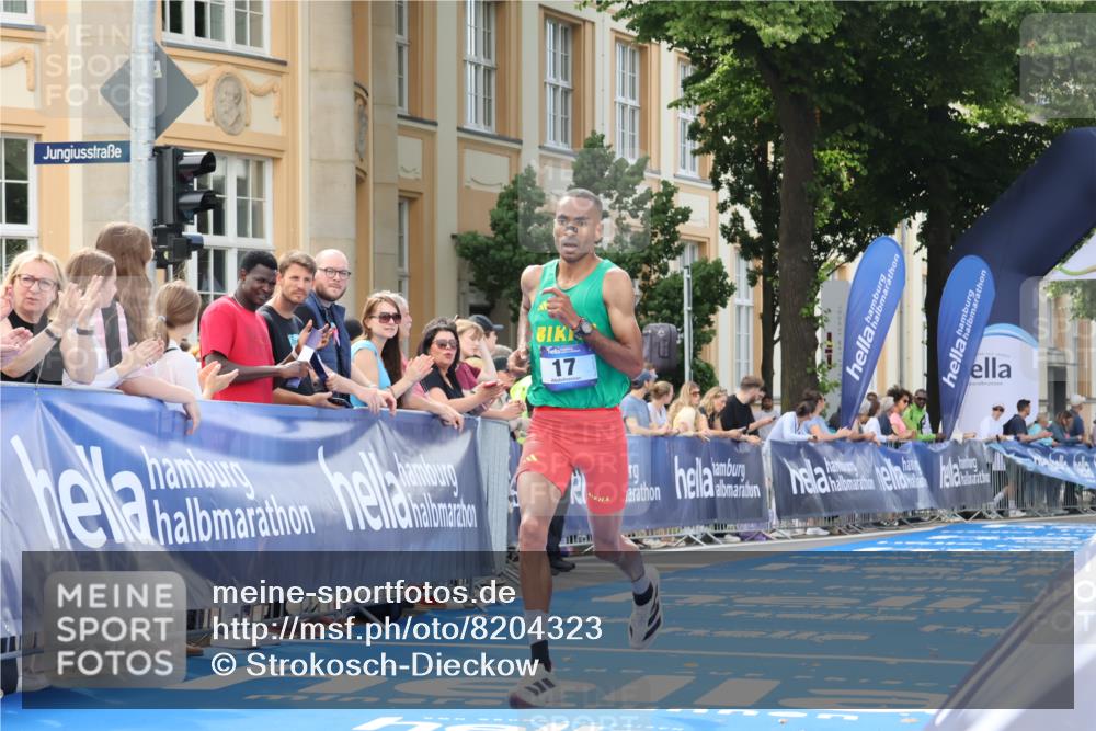 29.06.2025 - hella hamburg halbmarathon Strokosch-Dieckow http://msf.ph/oto/8204323 29.06.2025 10:05:27 Ziel 17 meine-sportfotos.de