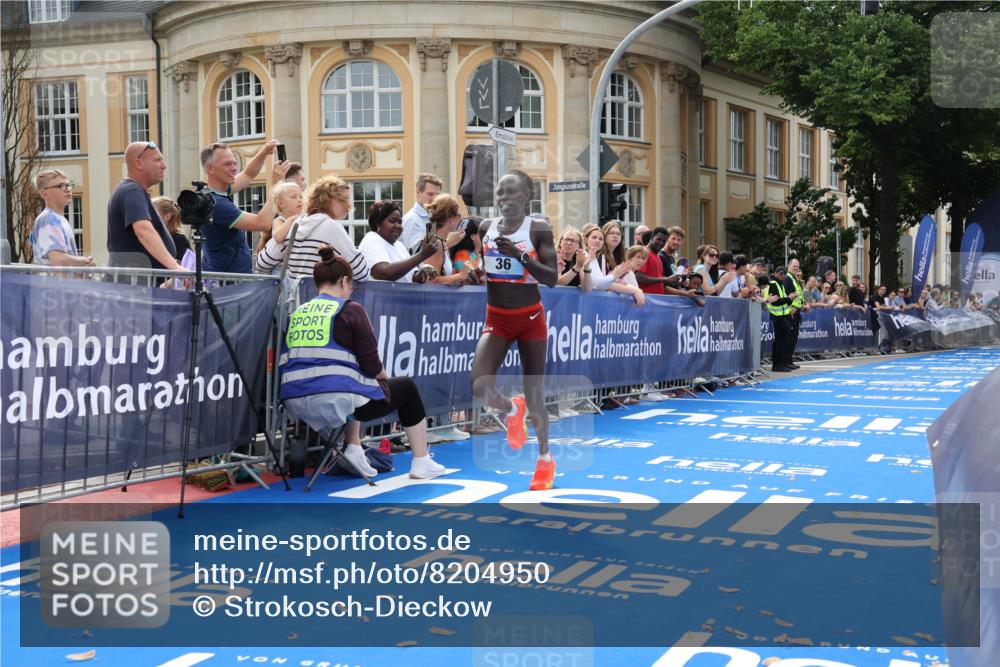 29.06.2025 - hella hamburg halbmarathon Strokosch-Dieckow http://msf.ph/oto/8204950 29.06.2025 10:11:58 Ziel 36 meine-sportfotos.de