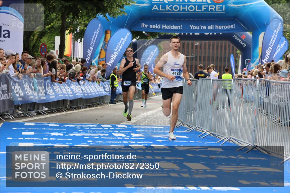 29.06.2025 - hella hamburg halbmarathon Strokosch-Dieckow http://msf.ph/oto/8272350 29.06.2025 10:22:59 Ziel 4128, 7862, 11624, 18328 meine-sportfotos.de