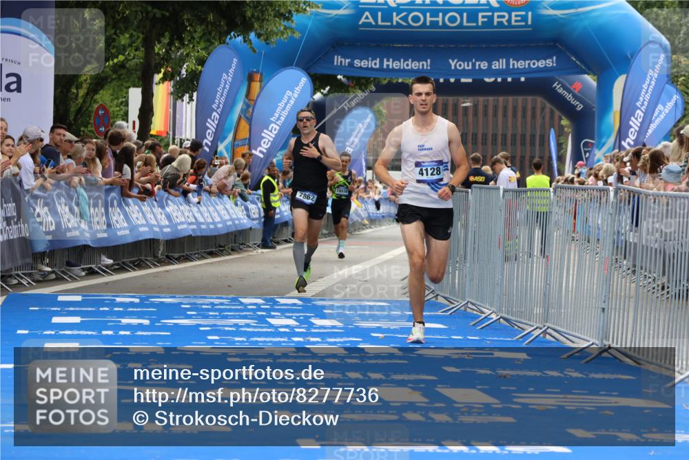 29.06.2025 - hella hamburg halbmarathon Strokosch-Dieckow http://msf.ph/oto/8277736 29.06.2025 10:22:59 Ziel 4128, 7862, 11624, 18328 meine-sportfotos.de