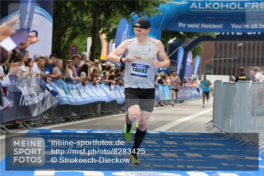 29.06.2025 - hella hamburg halbmarathon Strokosch-Dieckow http://msf.ph/oto/8283425 29.06.2025 10:22:07 Ziel 10650, 16068, 17886, 18693 meine-sportfotos.de