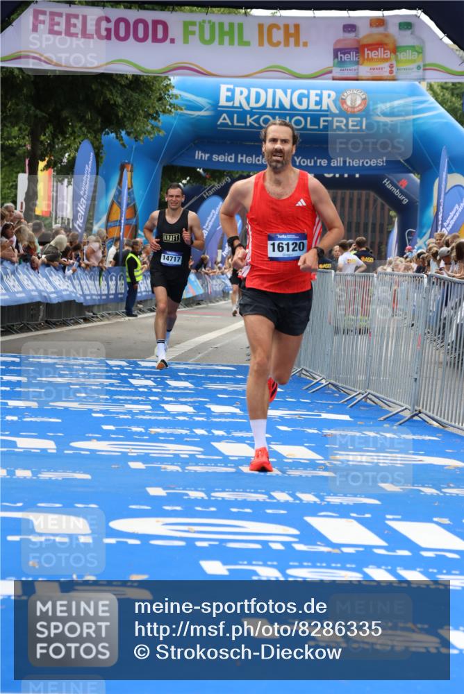 29.06.2025 - hella hamburg halbmarathon Strokosch-Dieckow http://msf.ph/oto/8286335 29.06.2025 10:21:05 Ziel 6530, 14717, 16120 meine-sportfotos.de