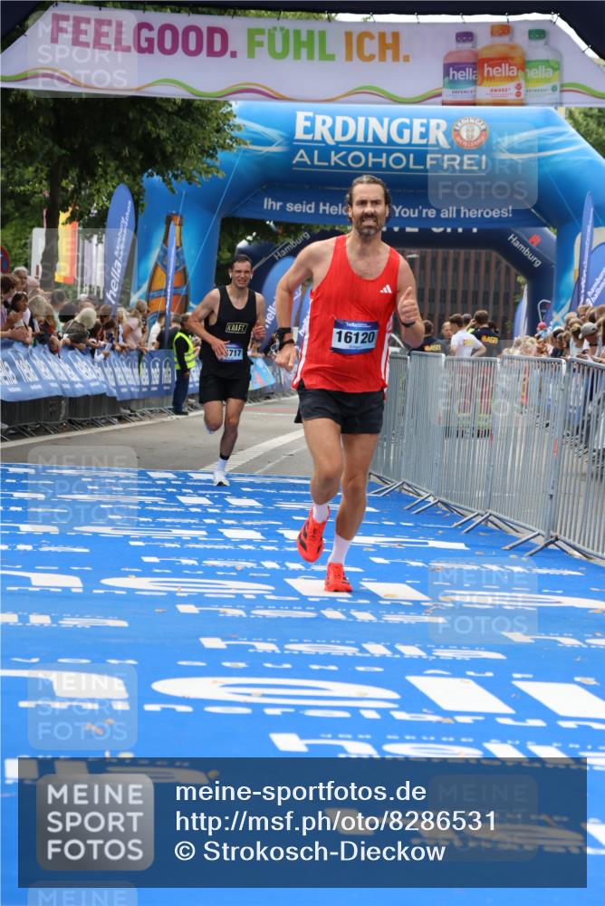 29.06.2025 - hella hamburg halbmarathon Strokosch-Dieckow http://msf.ph/oto/8286531 29.06.2025 10:21:04 Ziel 6530, 14717, 16120 meine-sportfotos.de