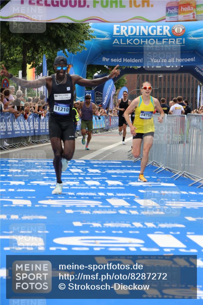 29.06.2025 - hella hamburg halbmarathon Strokosch-Dieckow http://msf.ph/oto/8287272 29.06.2025 10:20:50 Ziel 11210, 14766, 16988, 17402, 19075 meine-sportfotos.de
