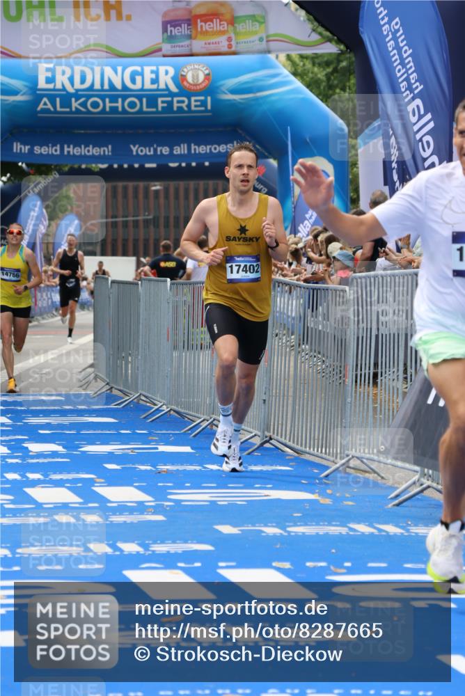 29.06.2025 - hella hamburg halbmarathon Strokosch-Dieckow http://msf.ph/oto/8287665 29.06.2025 10:20:48 Ziel 11210, 14360, 14766, 16988, 17402 meine-sportfotos.de