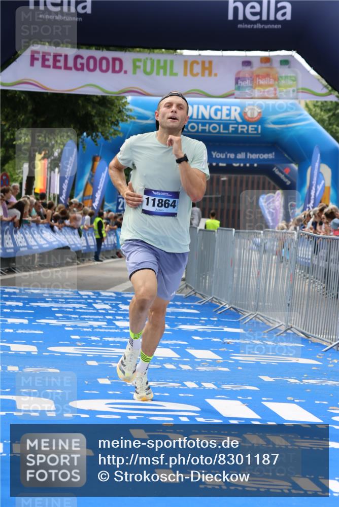 29.06.2025 - hella hamburg halbmarathon Strokosch-Dieckow http://msf.ph/oto/8301187 29.06.2025 10:16:36 Ziel 3944, 11864 meine-sportfotos.de
