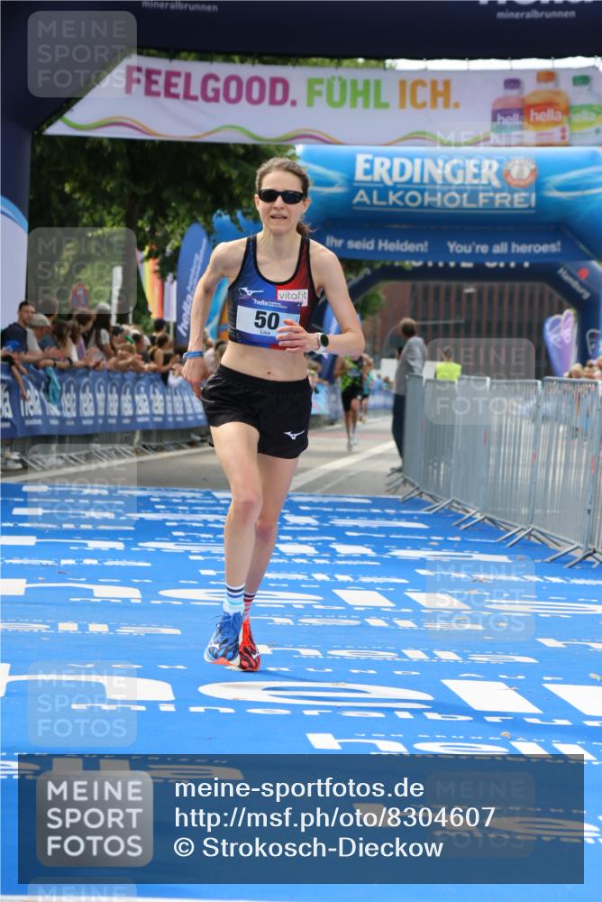 29.06.2025 - hella hamburg halbmarathon Strokosch-Dieckow http://msf.ph/oto/8304607 29.06.2025 10:16:09 Ziel 50 meine-sportfotos.de