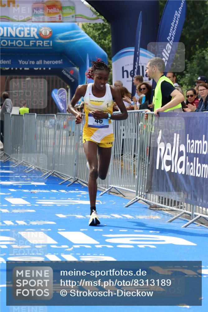 29.06.2025 - hella hamburg halbmarathon Strokosch-Dieckow http://msf.ph/oto/8313189 29.06.2025 10:11:06 Ziel 46 meine-sportfotos.de