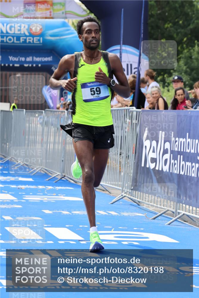 29.06.2025 - hella hamburg halbmarathon Strokosch-Dieckow http://msf.ph/oto/8320198 29.06.2025 10:04:27 Ziel 20, 58, 59 meine-sportfotos.de