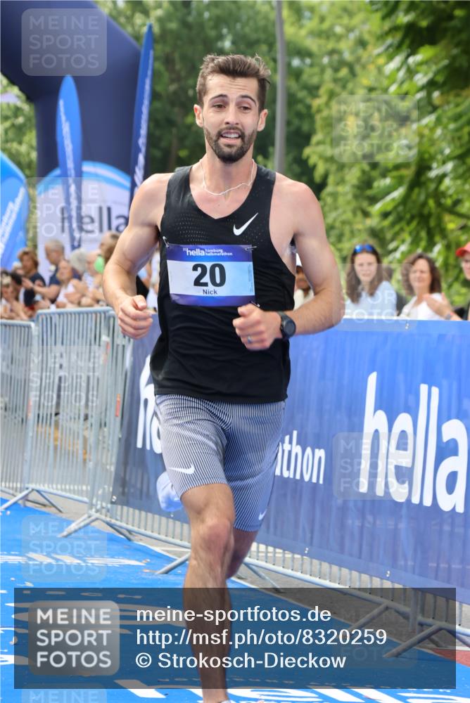 29.06.2025 - hella hamburg halbmarathon Strokosch-Dieckow http://msf.ph/oto/8320259 29.06.2025 10:04:23 Ziel 8, 20, 58, 59 meine-sportfotos.de