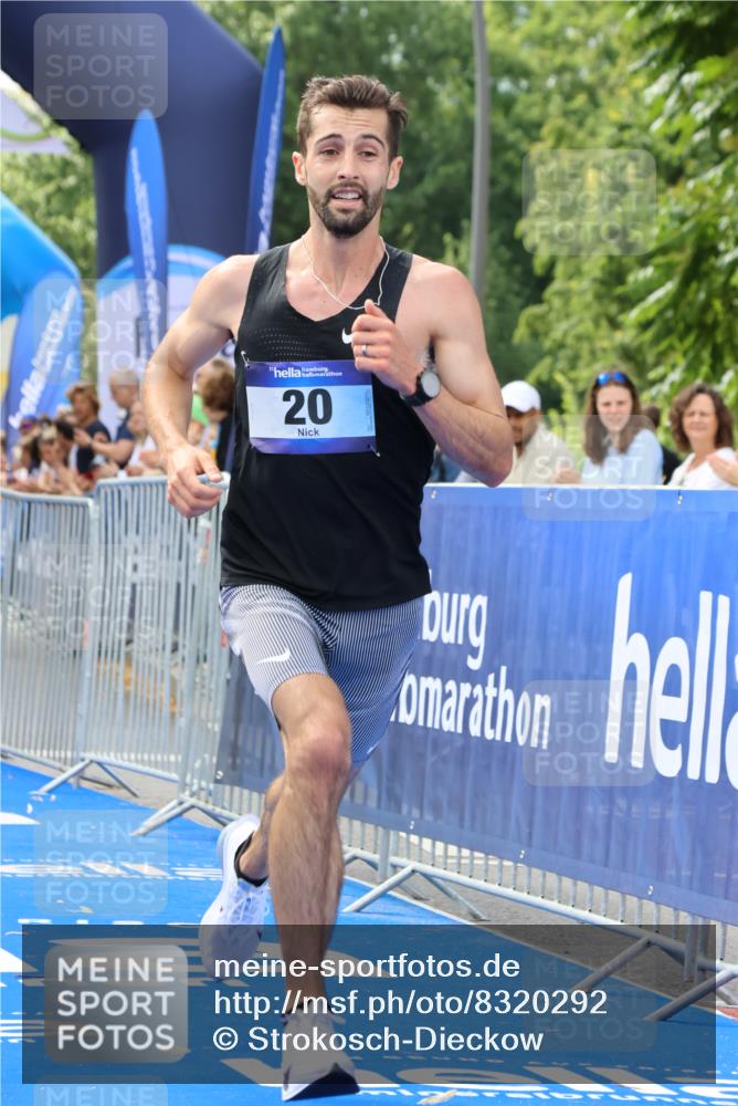 29.06.2025 - hella hamburg halbmarathon Strokosch-Dieckow http://msf.ph/oto/8320292 29.06.2025 10:04:23 Ziel 8, 20, 58, 59 meine-sportfotos.de