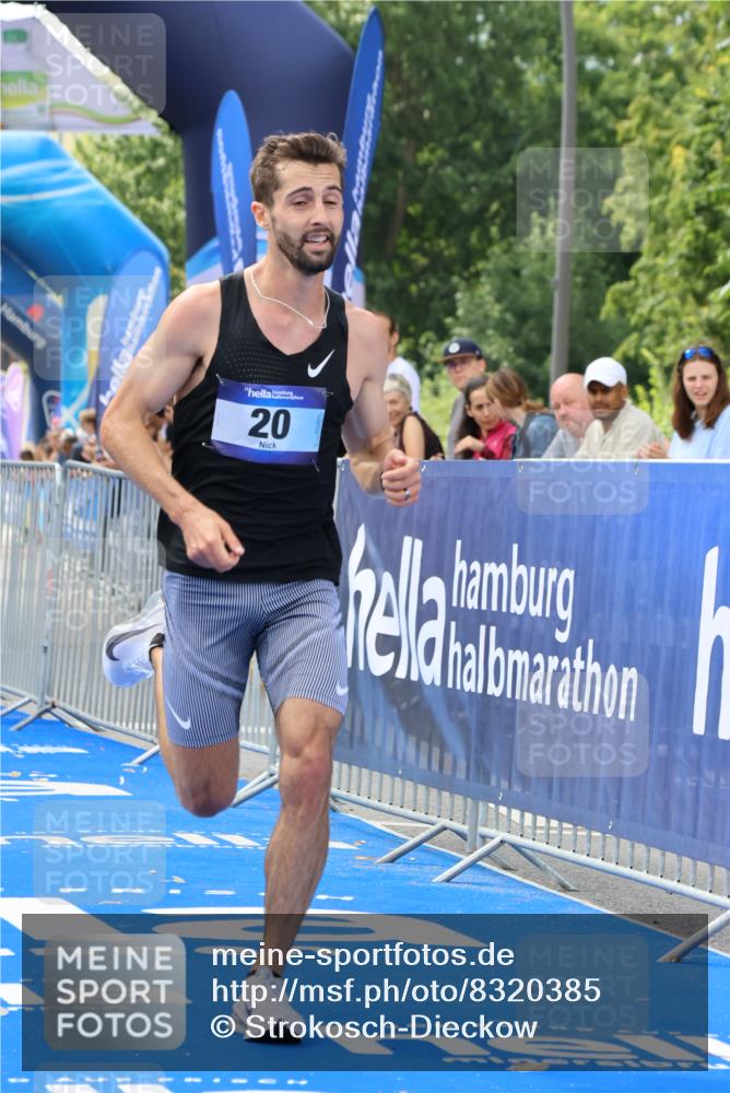 29.06.2025 - hella hamburg halbmarathon Strokosch-Dieckow http://msf.ph/oto/8320385 29.06.2025 10:04:23 Ziel 8, 20, 58, 59 meine-sportfotos.de