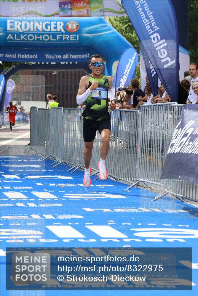 29.06.2025 - hella hamburg halbmarathon Strokosch-Dieckow http://msf.ph/oto/8322975 29.06.2025 10:03:42 Ziel 6 meine-sportfotos.de