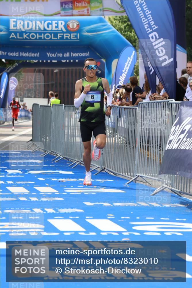 29.06.2025 - hella hamburg halbmarathon Strokosch-Dieckow http://msf.ph/oto/8323010 29.06.2025 10:03:42 Ziel 6 meine-sportfotos.de