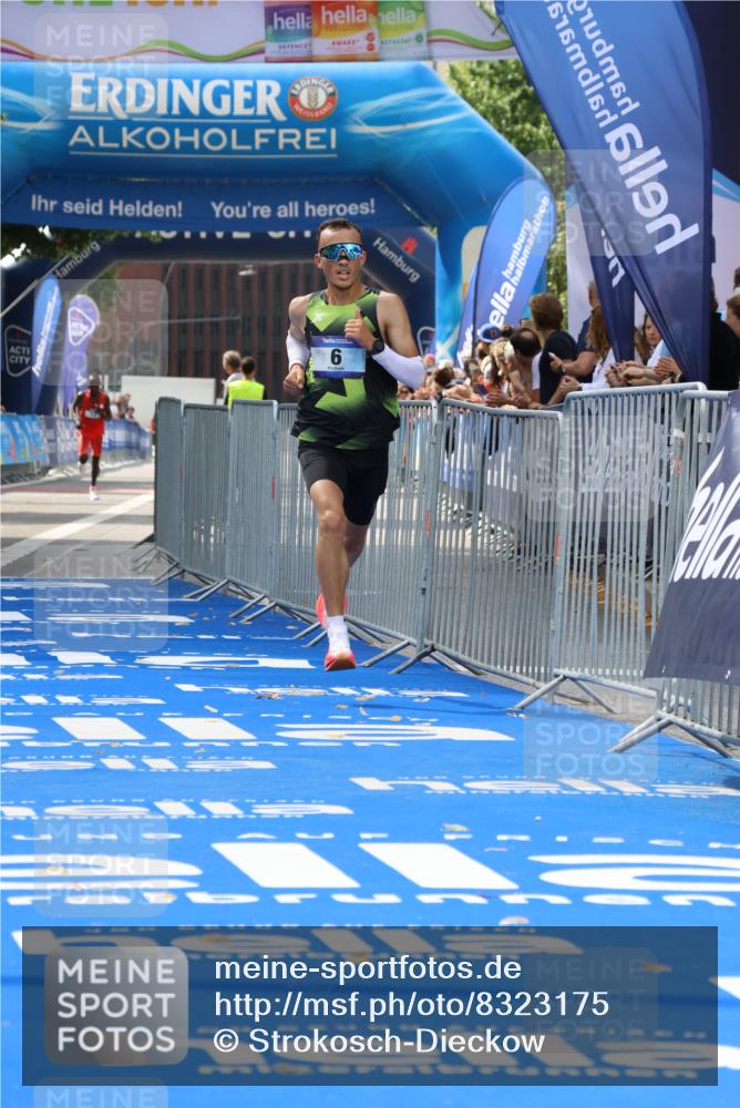 29.06.2025 - hella hamburg halbmarathon Strokosch-Dieckow http://msf.ph/oto/8323175 29.06.2025 10:03:42 Ziel 6 meine-sportfotos.de