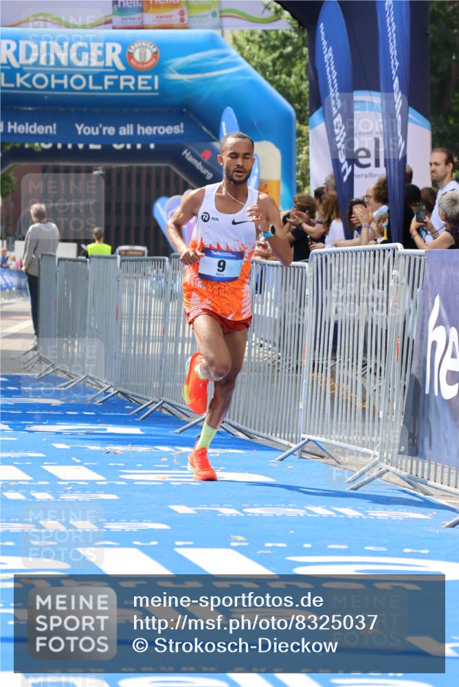 29.06.2025 - hella hamburg halbmarathon Strokosch-Dieckow http://msf.ph/oto/8325037 29.06.2025 10:03:01 Ziel 9, 23 meine-sportfotos.de