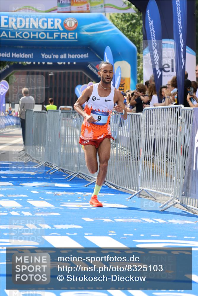 29.06.2025 - hella hamburg halbmarathon Strokosch-Dieckow http://msf.ph/oto/8325103 29.06.2025 10:03:01 Ziel 9, 23 meine-sportfotos.de