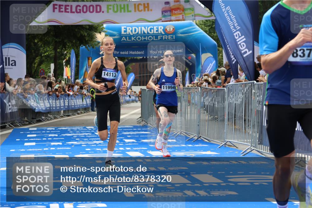 29.06.2025 - hella hamburg halbmarathon Strokosch-Dieckow http://msf.ph/oto/8378320 29.06.2025 10:25:13 Ziel 8376, 11994, 13913, 14113, 16484 meine-sportfotos.de