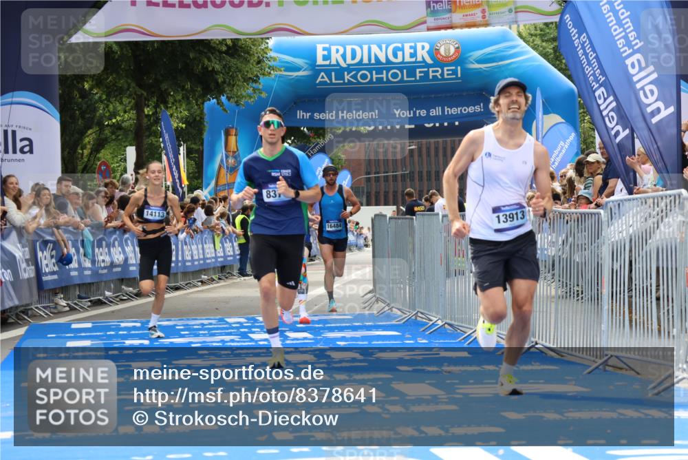 29.06.2025 - hella hamburg halbmarathon Strokosch-Dieckow http://msf.ph/oto/8378641 29.06.2025 10:25:10 Ziel 8376, 11078, 11994, 13913, 14113, 15483, 16484 meine-sportfotos.de