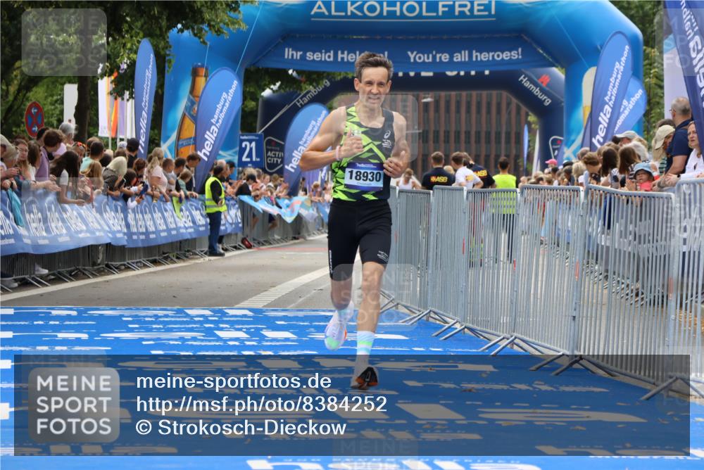 29.06.2025 - hella hamburg halbmarathon Strokosch-Dieckow http://msf.ph/oto/8384252 29.06.2025 10:23:07 Ziel 4128, 7862, 18930 meine-sportfotos.de