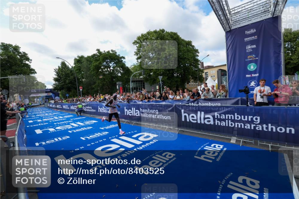 29.06.2025 - hella hamburg halbmarathon Zöllner http://msf.ph/oto/8403525 29.06.2025 10:01:12 Ziel 5 meine-sportfotos.de
