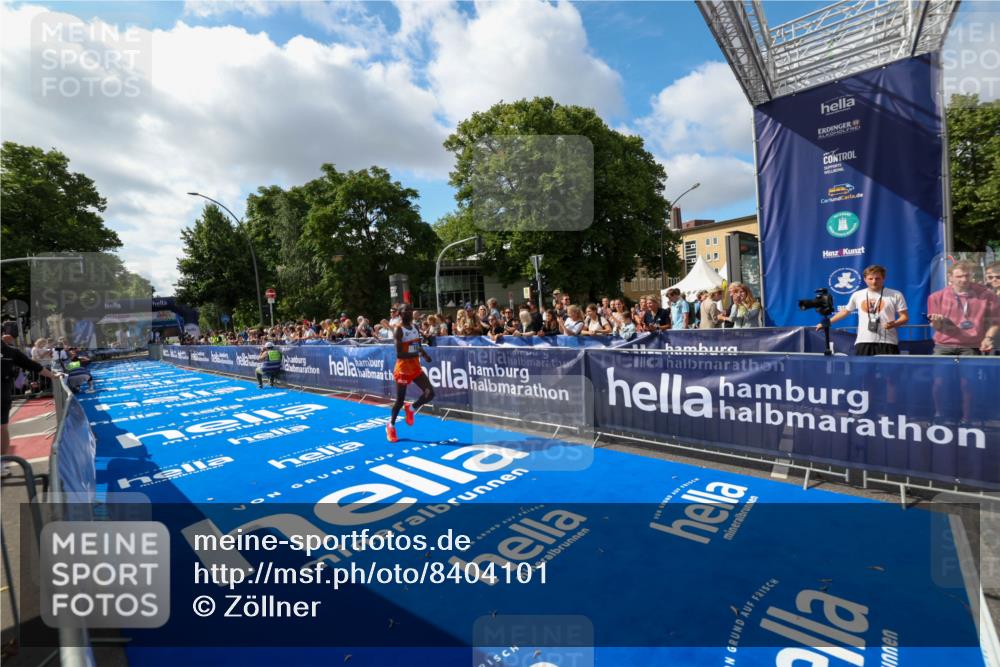 29.06.2025 - hella hamburg halbmarathon Zöllner http://msf.ph/oto/8404101 29.06.2025 10:02:49 Ziel 10 meine-sportfotos.de