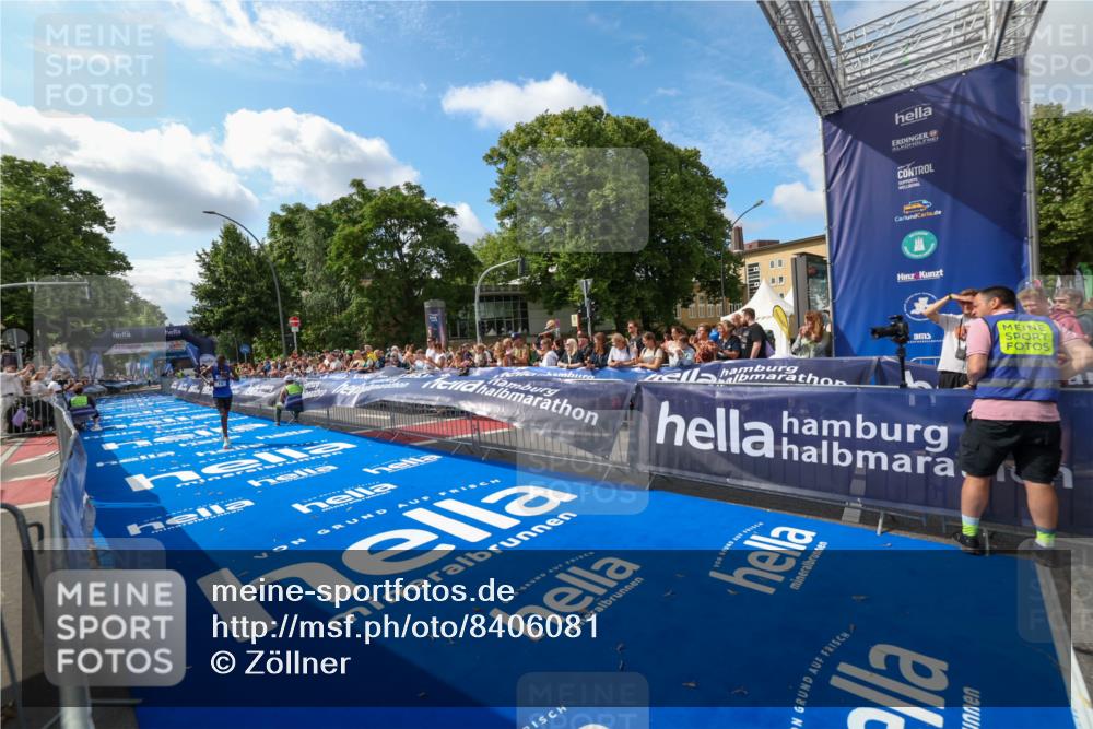 29.06.2025 - hella hamburg halbmarathon Zöllner http://msf.ph/oto/8406081 29.06.2025 10:06:33 Ziel 14 meine-sportfotos.de