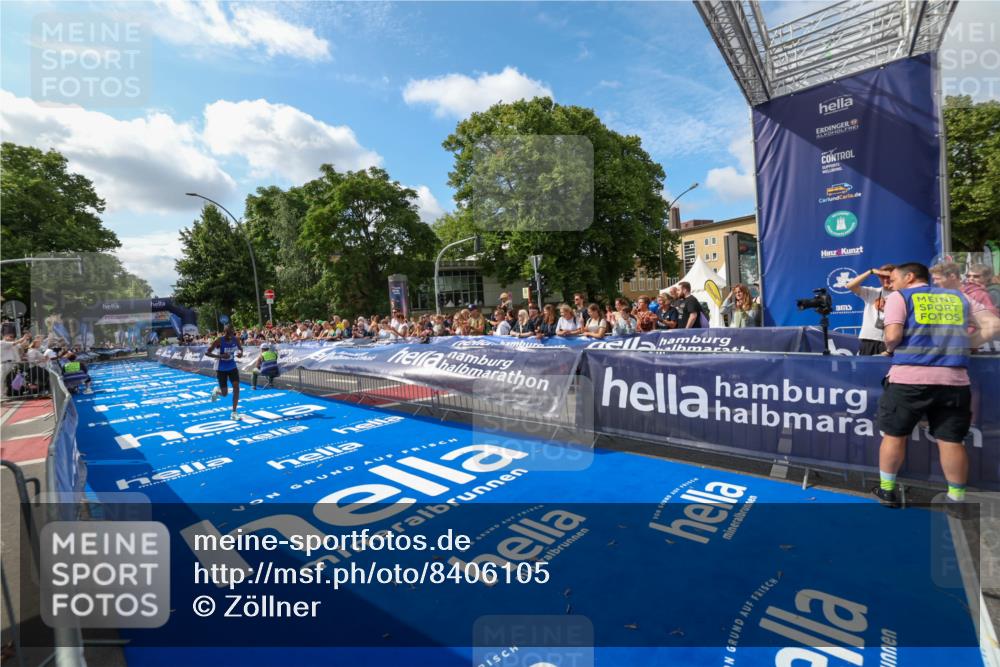 29.06.2025 - hella hamburg halbmarathon Zöllner http://msf.ph/oto/8406105 29.06.2025 10:06:33 Ziel 14 meine-sportfotos.de