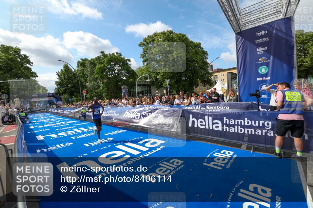 29.06.2025 - hella hamburg halbmarathon Zöllner http://msf.ph/oto/8406114 29.06.2025 10:06:34 Ziel 14 meine-sportfotos.de