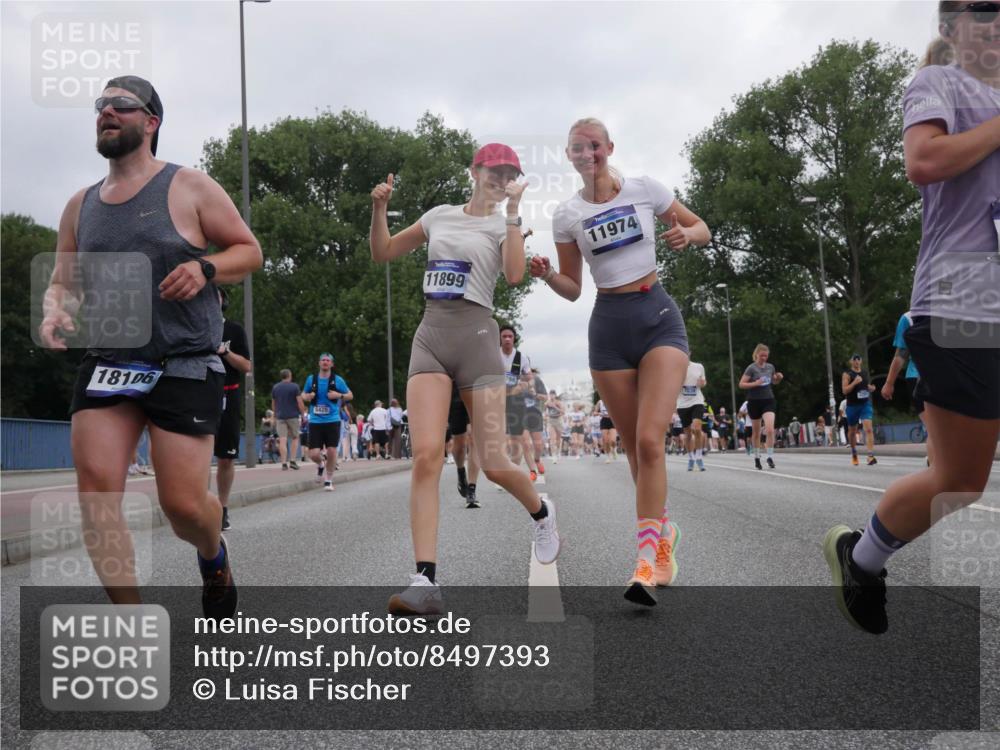 29.06.2025 - hella hamburg halbmarathon Luisa Fischer http://msf.ph/oto/8497393 29.06.2025 10:56:35 Kennedybrücke 18106, 5428, 11899, 11974, 2291, 7039, 7890, 9368, 10490 meine-sportfotos.de