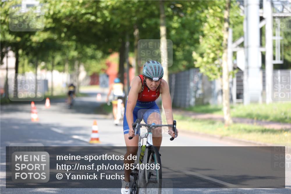 10.08.2025 - GEWOBA Citytriathlon Bremen Yannick Fuchs http://msf.ph/oto/8540696 10.08.2025 10:26:48 Radfahren  meine-sportfotos.de