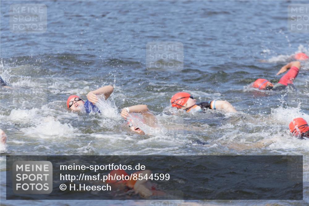 10.08.2025 - GEWOBA Citytriathlon Bremen H.Heesch http://msf.ph/oto/8544599 10.08.2025 10:03:59 Schwimmen  meine-sportfotos.de