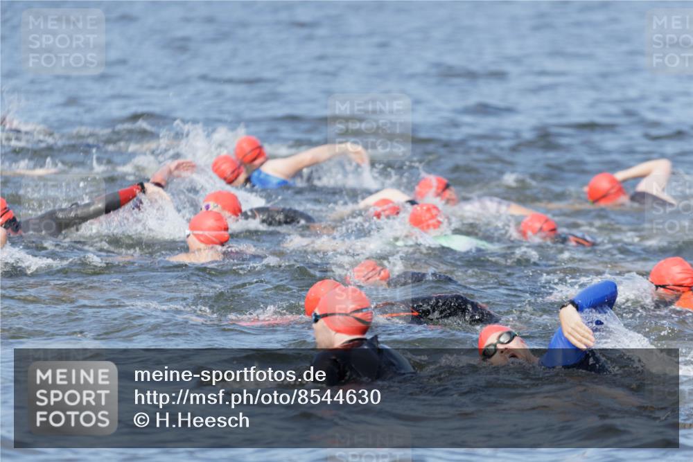 10.08.2025 - GEWOBA Citytriathlon Bremen H.Heesch http://msf.ph/oto/8544630 10.08.2025 10:04:13 Schwimmen  meine-sportfotos.de