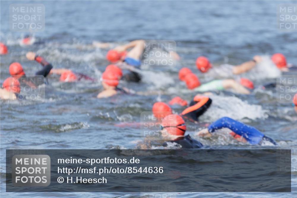 10.08.2025 - GEWOBA Citytriathlon Bremen H.Heesch http://msf.ph/oto/8544636 10.08.2025 10:04:13 Schwimmen  meine-sportfotos.de