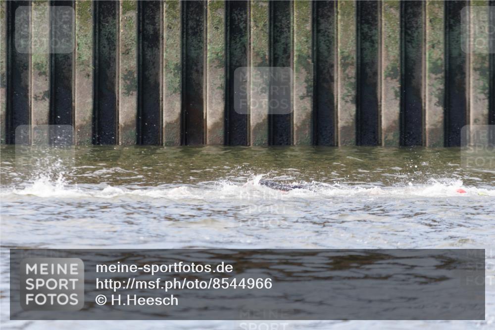 10.08.2025 - GEWOBA Citytriathlon Bremen H.Heesch http://msf.ph/oto/8544966 10.08.2025 10:04:35 Schwimmen  meine-sportfotos.de