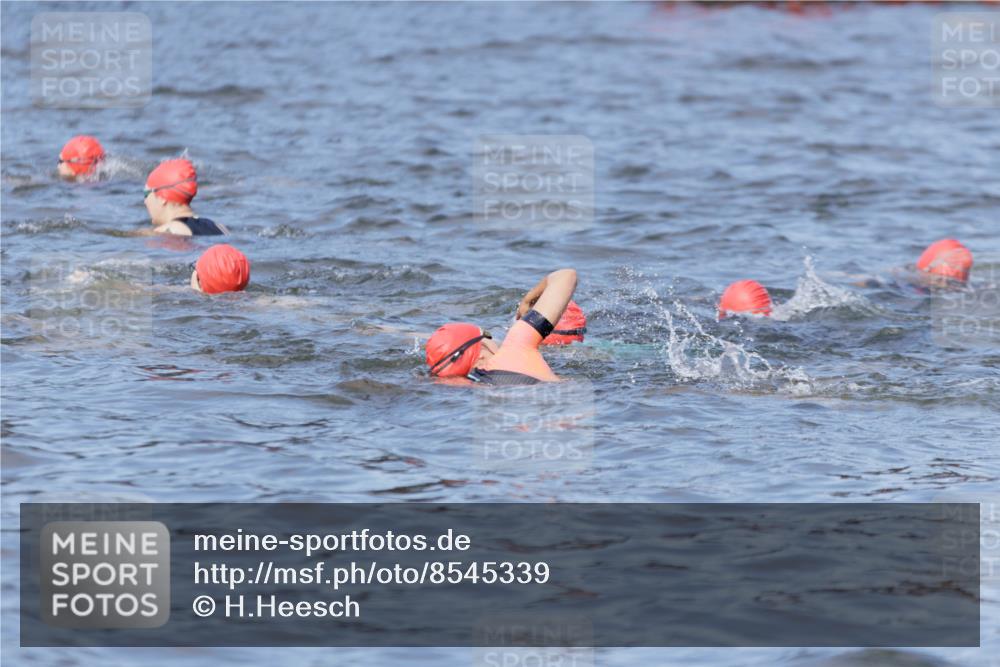 10.08.2025 - GEWOBA Citytriathlon Bremen H.Heesch http://msf.ph/oto/8545339 10.08.2025 10:04:46 Schwimmen  meine-sportfotos.de