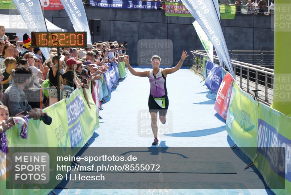 10.08.2025 - GEWOBA Citytriathlon Bremen H.Heesch http://msf.ph/oto/8555072 10.08.2025 15:22:04 Ziel 36, 479 meine-sportfotos.de