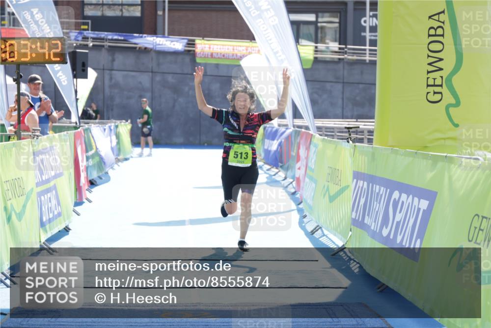 10.08.2025 - GEWOBA Citytriathlon Bremen H.Heesch http://msf.ph/oto/8555874 10.08.2025 16:03:46 Ziel 513 meine-sportfotos.de