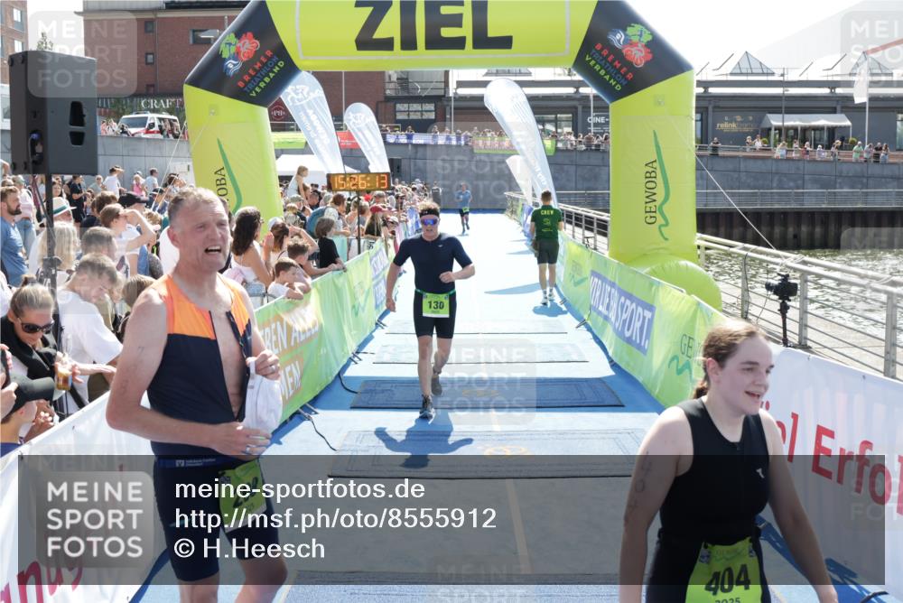 10.08.2025 - GEWOBA Citytriathlon Bremen H.Heesch http://msf.ph/oto/8555912 10.08.2025 15:26:17 Ziel 130, 205, 303, 404 meine-sportfotos.de