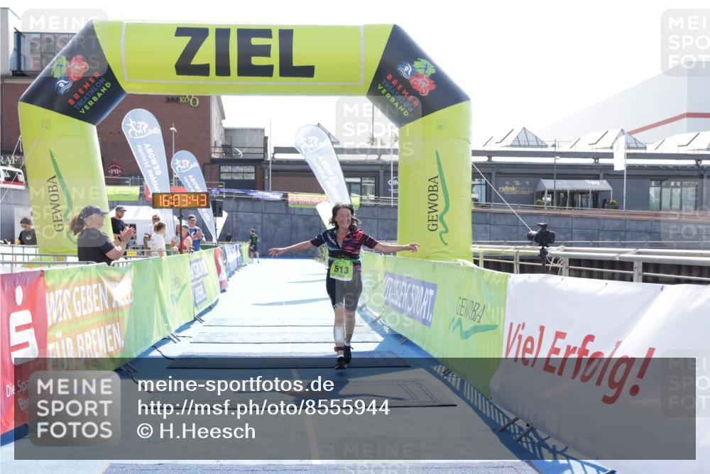 10.08.2025 - GEWOBA Citytriathlon Bremen H.Heesch http://msf.ph/oto/8555944 10.08.2025 16:03:48 Ziel 513 meine-sportfotos.de
